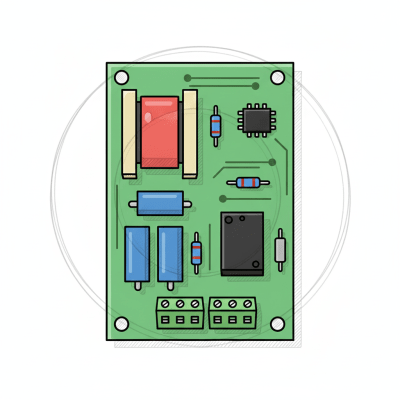 Tarjeta electronica esclava de control de torniquete DSK3M101A801