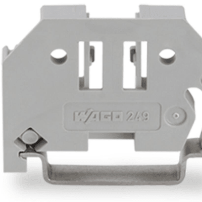 Tope de Cierre sin Tornillos / Para Carril DIN 35 x 15 y 35 x 7.5 mm / Ancho 6 mm (0.236 in) / Material Poliamida PA 66 / Montaje Encajable sin Herramientas / Sistema de Marcaje Integrado
