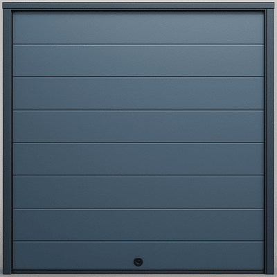 Puerta D / Garage D / Alta Calidad / Linea Central / Color GRIS /  acabdo DELUXE / 12X8 pies / AISLADA / Estilo Americana.