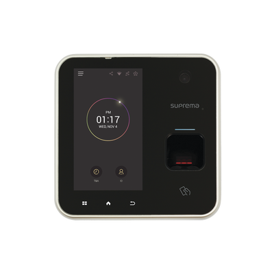 BioStation A2, Lector de Huella con Teclado Touch, Pantalla LCD 5″, WiFi, PoE y Lector 125kHz EM