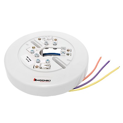 Base Para Detector Convencional Con Relevador, 6 «, 4 Hilos, 24 Vcd (0300-02030)