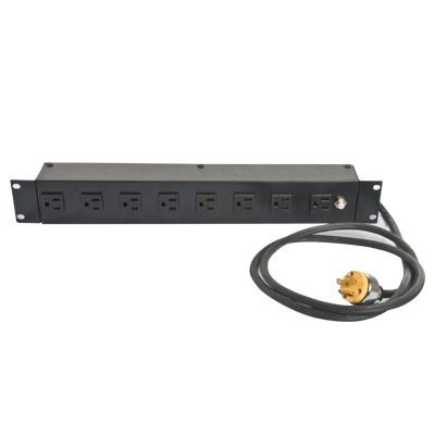 Tomacorriente Multiple Horizontal para Rack 19″.