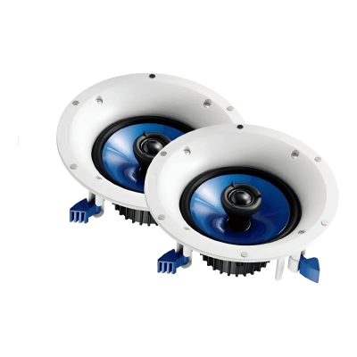 Bocinas de Plafón | 2 Vías | Residenciales | Woofer 8″ | 140W | 8 Ohms | Color Blanco | Par