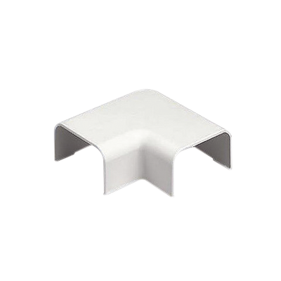 Conexión en ángulo recto «L», para uso con canaleta LD3, material ABS, Color Blanco Mate