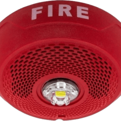 BOC C/LAMP ESTROBOSCOPICA tipo LED MONT EN TECHO CLR ROJO