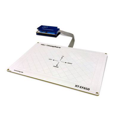 Sensor de Gestos Aéreos / Detección Touchless / AirButton + AirGesture + AirWheel / Campo Detección 140×90 mm (5.5×3.5 in) / Integración X-talk / 5V DC
