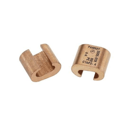 Conector de compresión tipo C StructuredGround, Conductor de cobre 1/0 Awg – 2/0 Awg, 1pz.