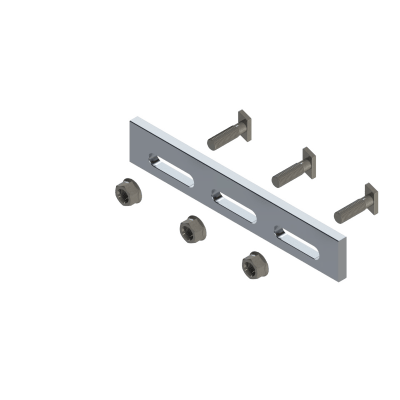 Soporte Inclinado Solar / Aluminio Serie 6000 / Fijaciones Acero Inoxidable / Compatible N Rail 4.72 / Techo Losa Plana / 135 g