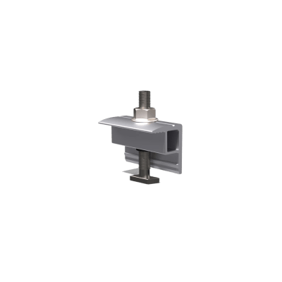 Abrazadera Final / End Clamp / Compatible con Módulos 30-40 mm / Para Sistemas N Rail y S Rail  BASEL / Fijación de Paneles Solares
