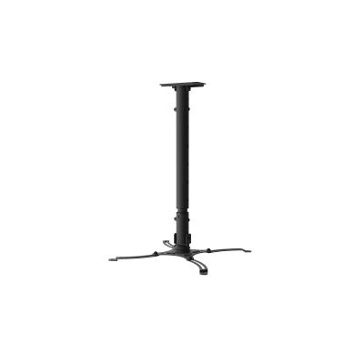 Soporte de Techo Universal Paramount PCM150 para Pantallas de 43″ a 90″+ / Capacidad de Carga 150 lb (68 kg) / Ajuste Vertical 39.59″ a 63.21″ / Rotación 360° / Inclinación +20°/-5° / Montaje en Techos Planos