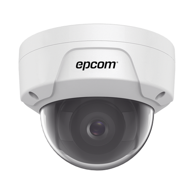 Domo IP 4 Megapixel / Lente 2.8 mm / 30 mts IR / Exterior IP67 / IK10 / PoE / WDR 120dB / ONVIF