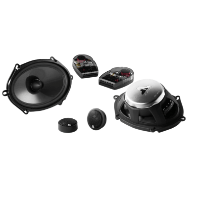 Bocina Coaxial para Automóvil / 2 Vías 5×7″ / 75 W RMS / 4 Ω / Tweeter de Cúpula de Seda 25 mm / Respuesta 48 Hz – 25 kHz