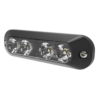 Luz perimetral / 4 LEDs ultra brillantes bicolor / 12-24 VCC / 22 patrones de destello / 4.7′ x 0.8′ x 1.4′