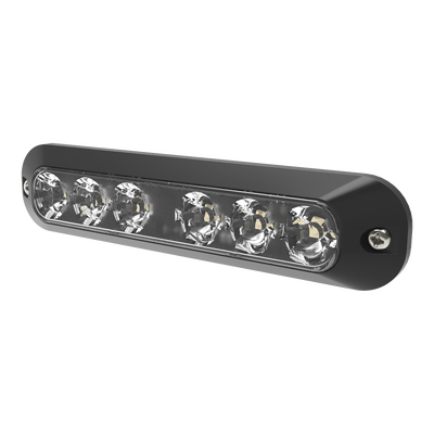 Luz Auxiliar / 6 LEDs Ultra Brillantes / Rojo-Azul / 12-24 VCC / SAE J595 Clase I / 21 Patrones