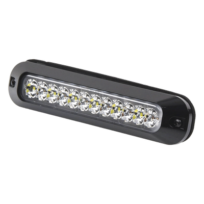 Luz perimetral / 12 LEDs Ultra Brillantes / Rojo/Claro / 12-24 VCC / 157mm / SAE J595 Clase I