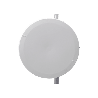 2 Antenas Direccionales de Alto Rendimiento/ Parábola profunda para mayor aislamiento al ruido / 29 ± 1 dBi / 4.9 – 6.4 GHz / Conectores N-Hembra / Fácil Montaje y Soporte de acero inoxidable / Radomo Incluido