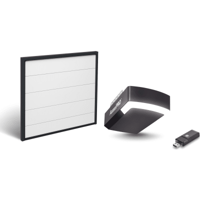 Kit Puerta de Garage 8×7 Pies (2.44 x 2.13 m) / Motor DC 1/2 HP / Insulada / Activación WiFi / Hasta 50 Controles / Lámina Calibre 26