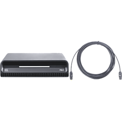 Amplificador de Audio Streaming VSSL MA1 125W Clase D | 2 Canales | AirPlay 2 + Google Cast | Bluetooth 5.3 | HDMI eARC | Cable Óptico Toslink 4.6 m (15 ft) | Multiroom Audio