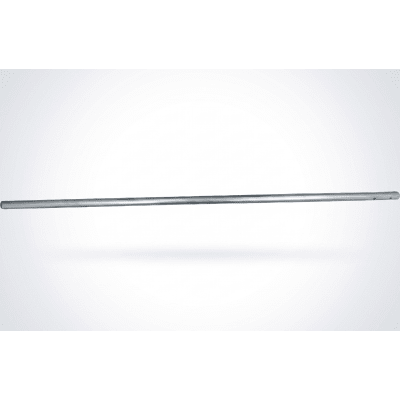 Poste de Esquina / Tubo de Acero Galvanizado / Diámetro 1″ / Longitud 120 cm / Espacio para 5 Aisladores Esquina / Sin pintar / Peso 0.8 KG