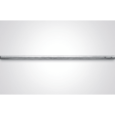 Poste de Esquina de Acero Galvanizado / Diámetro 1″ / Longitud 100cm / Forma Redonda / Espacio para 5 Aisladores Esquina / Incluye Tapa / Peso 0.8 KG