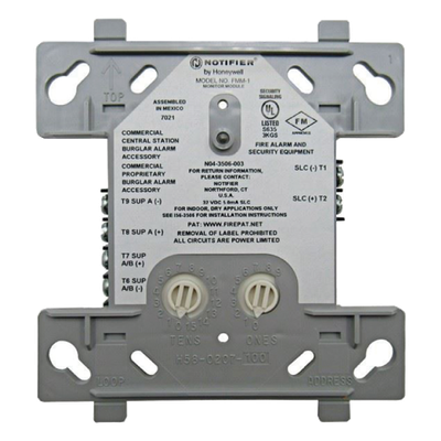 Módulo Monitor Direccionable / Detectores de Humo Convencionales 2 Hilos / 24 V / Protocolos FlashScan y CLIP / Estilo B o D / Dirección 01-159