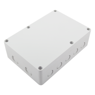 Gabinete Plástico para Exterior / IP65 / 180 x 125 x 57 mm / 16 Entradas de Cableado / -20 a 60 °C / ABS