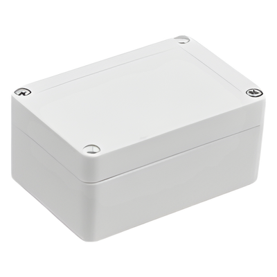 Gabinete Plástico para Exterior / IP65 / 100 x 68 x 50 mm / ABS Resistente a Intemperie / -20 a 60°C / Cierre por Tornillos