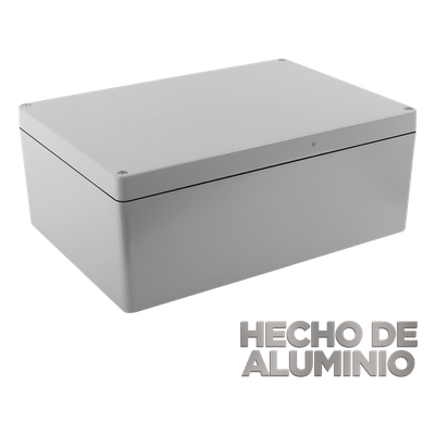 Gabinete para Exterior / Aluminio / IP66 / 390 x 280 x 158 mm / -40 a 120 °C / Montaje en Pared