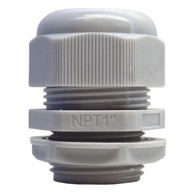 Glándula de Plástico / Rosca NPT 1″ / Rango de Cable 16-22 mm / IP Aplicaciones Industriales