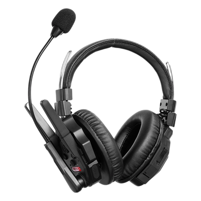 Intercomunicador Inalámbrico Binaural / Cancelación de Ruido IA / Rango 500 m (1640 ft) / Bluetooth 5.0 / Batería 1050 mAh / Resistente a Salpicaduras